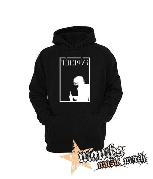 THE 1975 - Matty Wine Silhouette - čierna pánska mikina