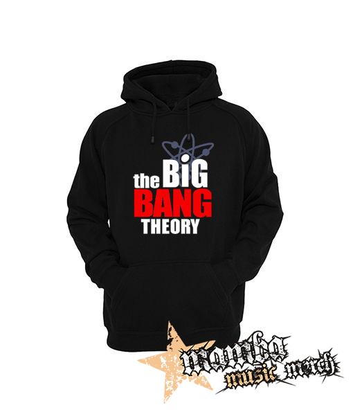 THE BIG BANG THEORY - Teoria Veľkeho Tresku - Logo - čierna pánska mikina