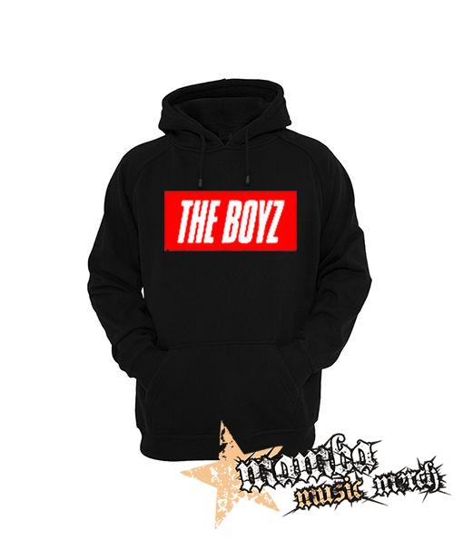 THE BOYZ - Red Logo Debut Album - čierna pánska mikina