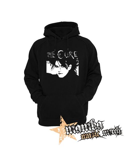 THE CURE - Robert Smith Nosferatu Portrait - čierna pánska mikina