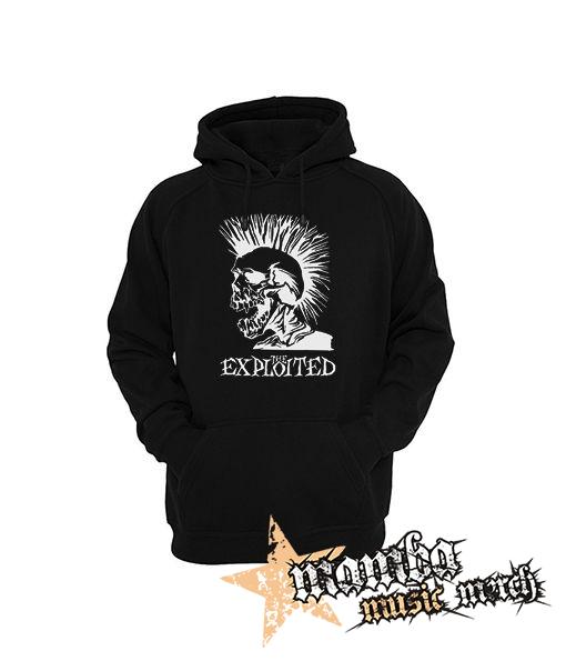 THE EXPLOITED - Skull - čierna pánska mikina