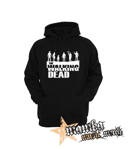 THE WALKING DEAD - Silhouette - čierna pánska mikina