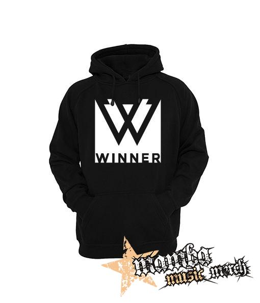 WINNER - Logo K-Pop Band Motive 2 - čierna pánska mikina