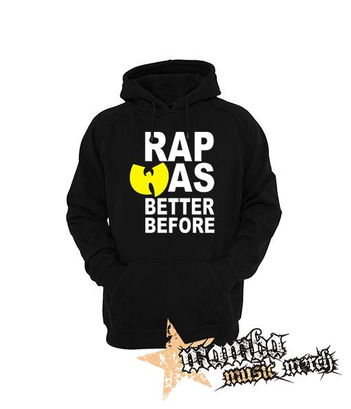 WU TANG CLAN - Rap Was Better Before - čierna pánska mikina
