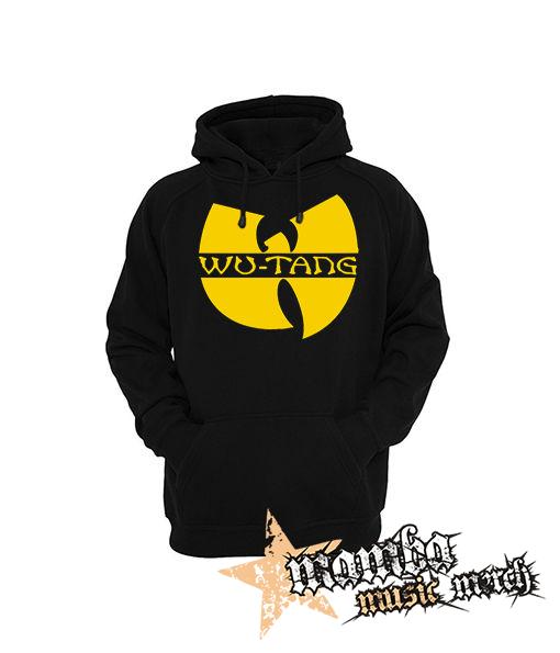 WU TANG CLAN - Yellow Logo - čierna pánska mikina