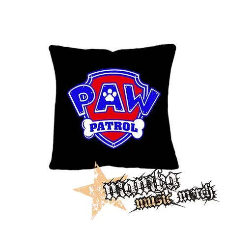 PAW PATROL - LABKOVÁ PATROLA - Logo Color - vankúš