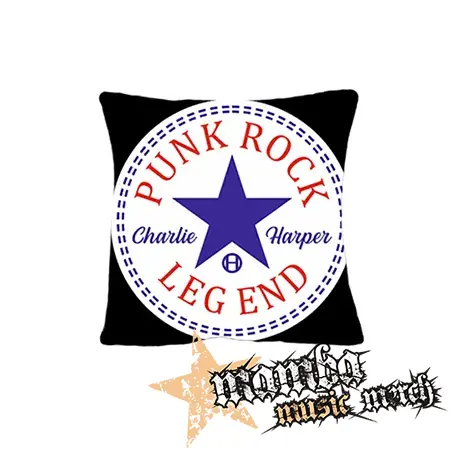 PUNK ROCK LEGEND - Charlie Harper Color - vankúš