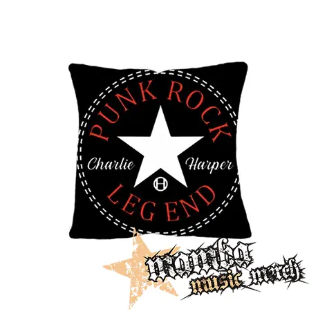 PUNK ROCK LEGEND - Charlie Harper Red - vankúš