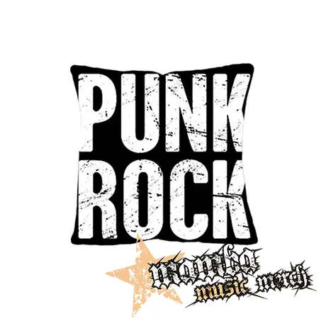 PUNKROCK - Logo Motív 2 - vankúš