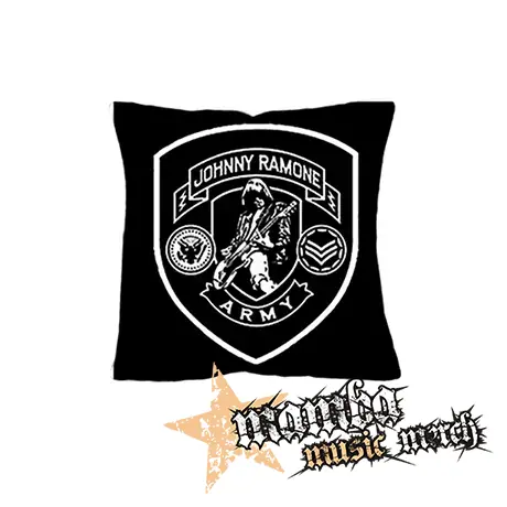 RAMONES - Johnny Ramone Army Logo - vankúš
