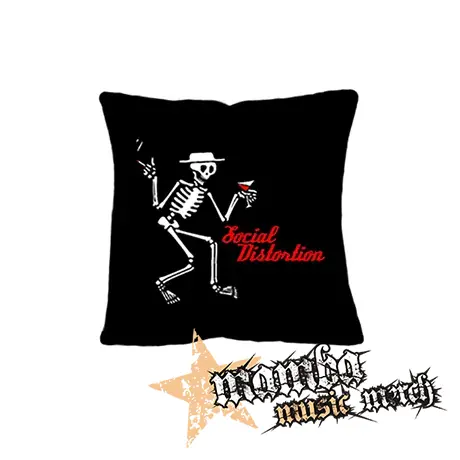 SOCIAL DISTORTION - Skeleton & Logo - vankúš