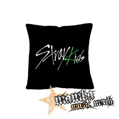 STRAY KIDS - Oddinary Green Logo - vankúš