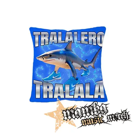 TRALALERO TRALALA - Blue Poster - vankúš