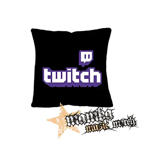 TWITCH - Purple Logo Sign - vankúš